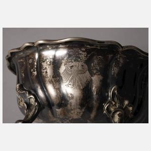 Silberkanne und -schale Weimarer Republik