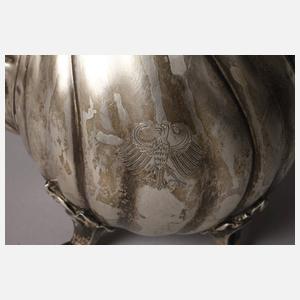 Silberkanne und -schale Weimarer Republik