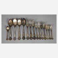 Silber 16 Teile Diplomatenbesteck111