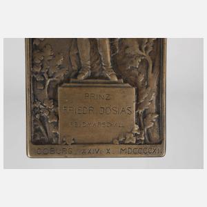 Plakette Prinz Friedrich Josias