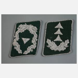 Drei Paar Kragenspiegel 3. Reich