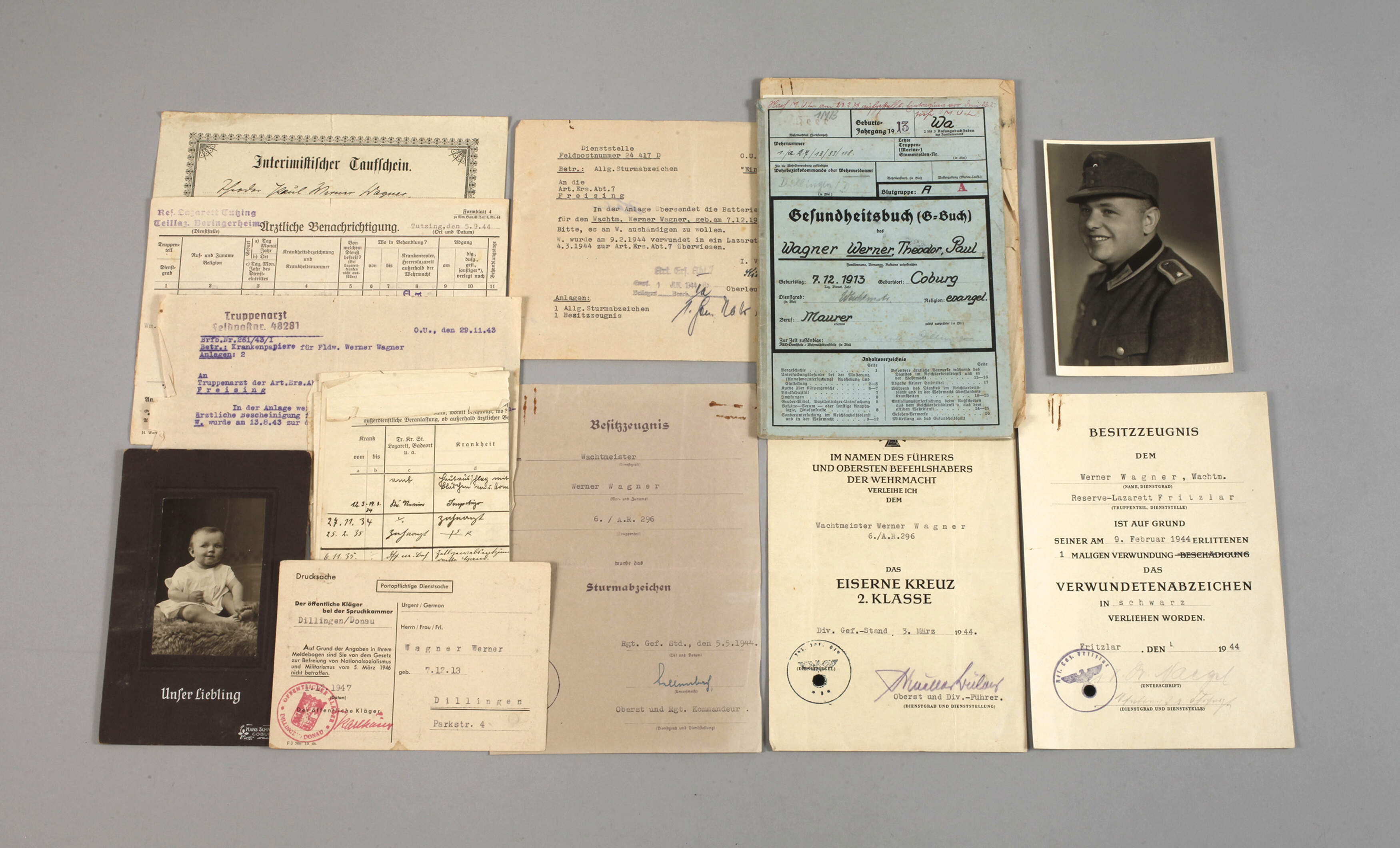 Nachlass eines Wachtmeisters