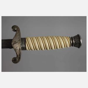 Heeresoffiziersdolch mit Damastklinge