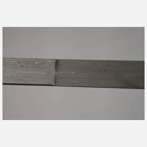 Kaiserlicher Marinedolch mit Damastklinge