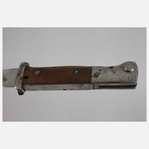 Bajonett 98 mit Sägerücken