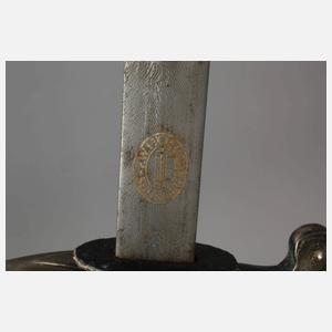 Degen mit Damastklinge