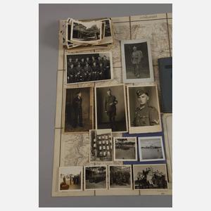Konvolut Fotos und Mitgliedsbücher 2. Weltkrieg