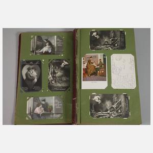 Postkartenalbum Feldpost 1. Weltkrieg