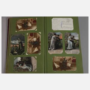 Postkartenalbum Feldpost 1. Weltkrieg