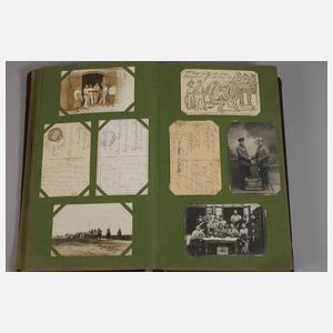 Postkartenalbum Feldpost 1. Weltkrieg