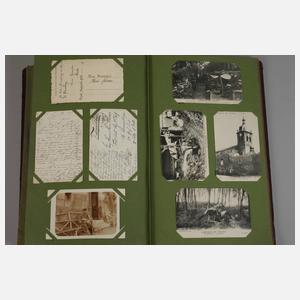 Postkartenalbum Feldpost 1. Weltkrieg