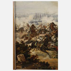 Zwei Gemälde Deutsch-Französischer Krieg 1870/71