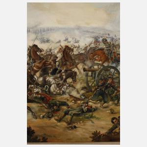 Zwei Gemälde Deutsch-Französischer Krieg 1870/71