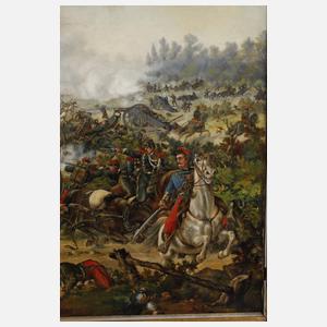 Zwei Gemälde Deutsch-Französischer Krieg 1870/71