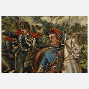Zwei Gemälde Deutsch-Französischer Krieg 1870/71