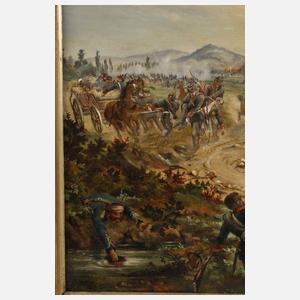 Zwei Gemälde Deutsch-Französischer Krieg 1870/71
