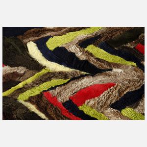 Multicolor Pelzdecke