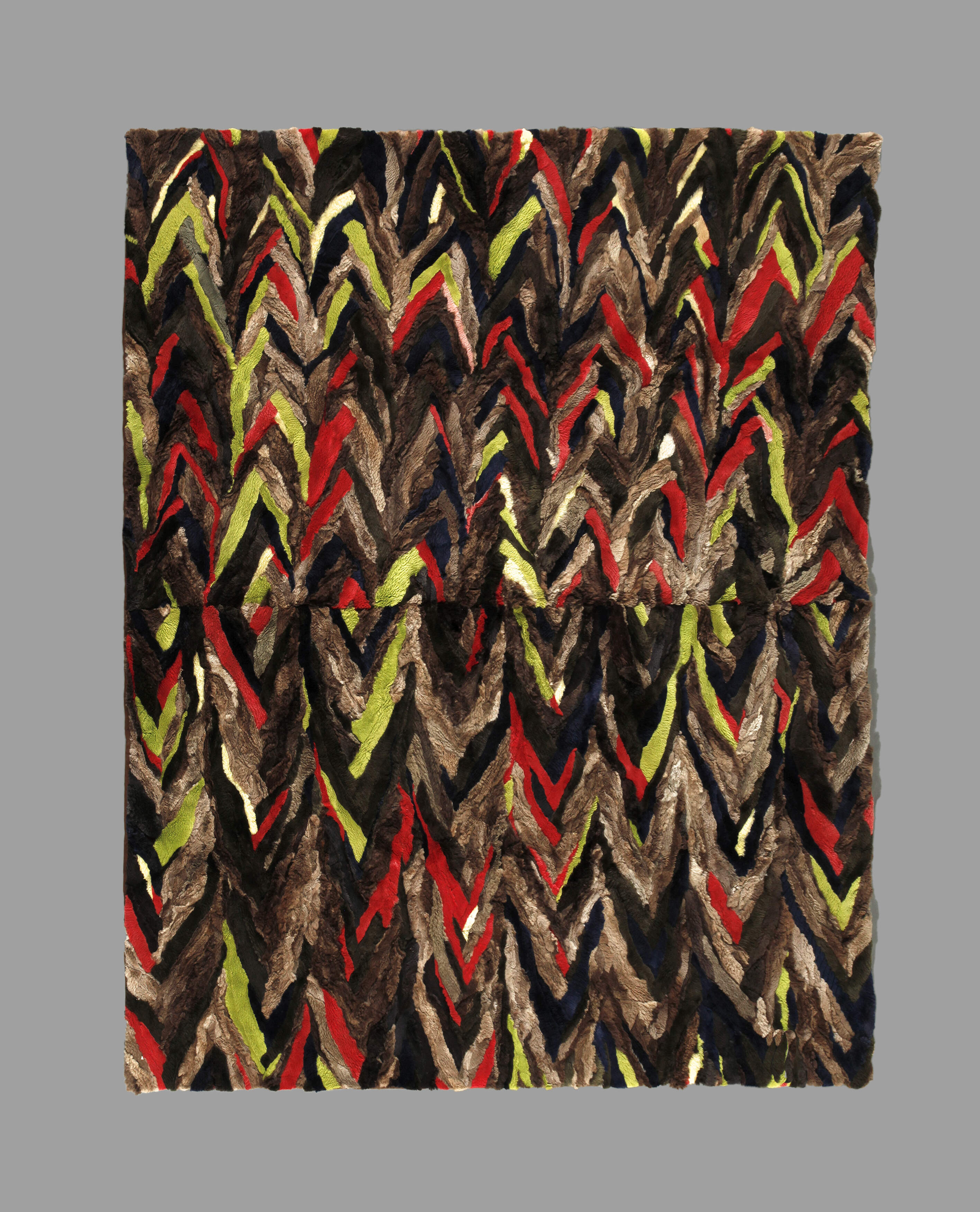 Multicolor Pelzdecke