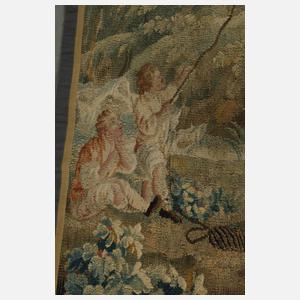 Barocke Tapisserie "Vogelfang"