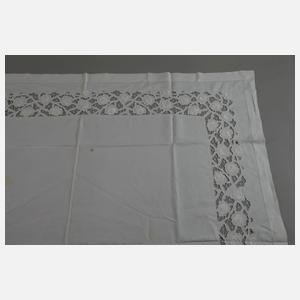 Drei Zierdecken Weißstickerei