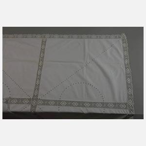 Drei Zierdecken Weißstickerei