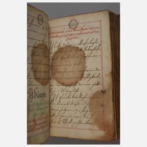 Handschriftliches Gebetbuch 1779