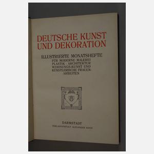 46 Bände Deutsche Kunst und Dekoration
