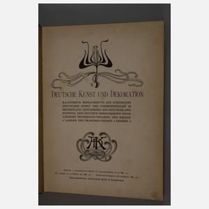 46 Bände Deutsche Kunst und Dekoration