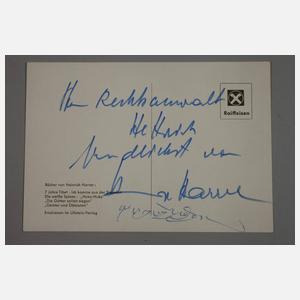 Autogramm Dalai Lama