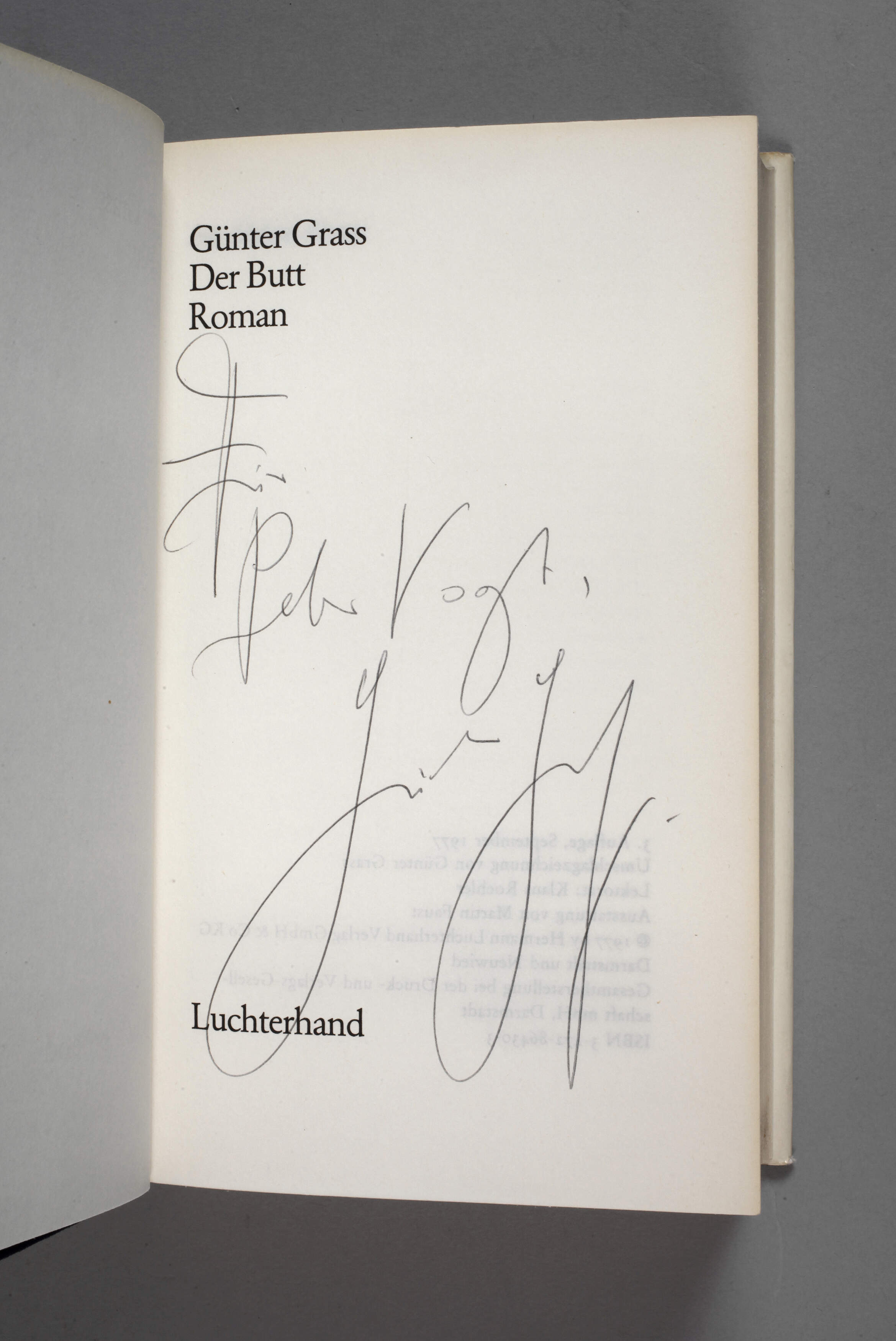 Günter Grass, Der Butt