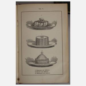 Acht alte Kochbücher