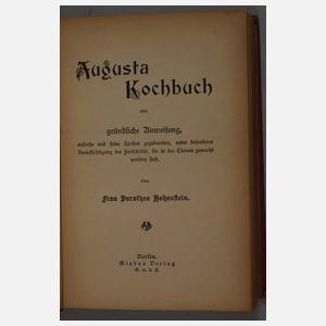 Acht alte Kochbücher