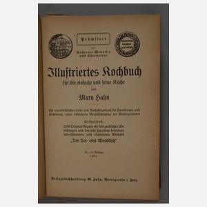 Acht alte Kochbücher