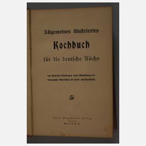 Acht alte Kochbücher