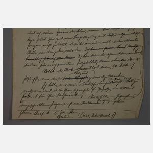 Brief und Autograph Albert Einstein