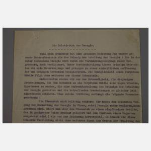 Brief und Autograph Albert Einstein