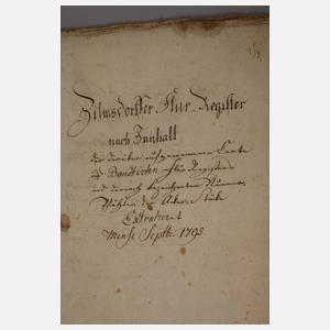 Dokumente Rittergut Augustensfreude Zilmsdorf