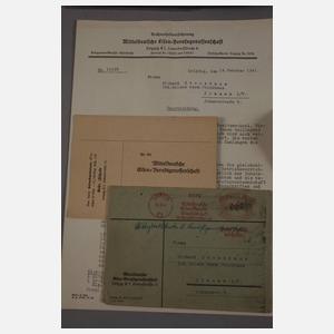 Papiernachlass Schlosserei Stockhaus Plauen