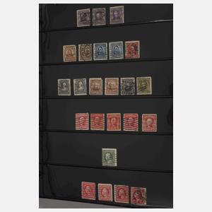 Briefmarkensammlung Kanada und USA