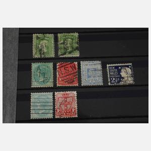 Briefmarkensammlung Neuseeland und Australien
