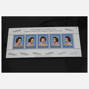 Briefmarkensammlung Neuseeland und Australien
