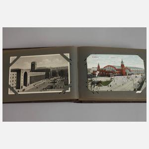 Ansichtskartenalbum Bahnhöfe