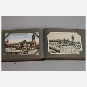 Ansichtskartenalbum Bahnhöfe