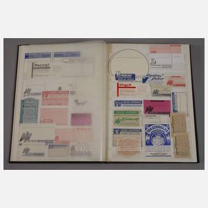 Sammlung Apothekenetiketten