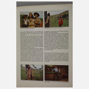 Sechs Karl May Sammelbilderalben