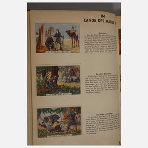 Sechs Karl May Sammelbilderalben