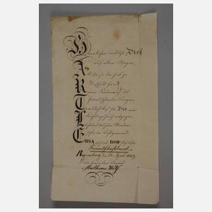 Zwei Stammbuch-Kassetten