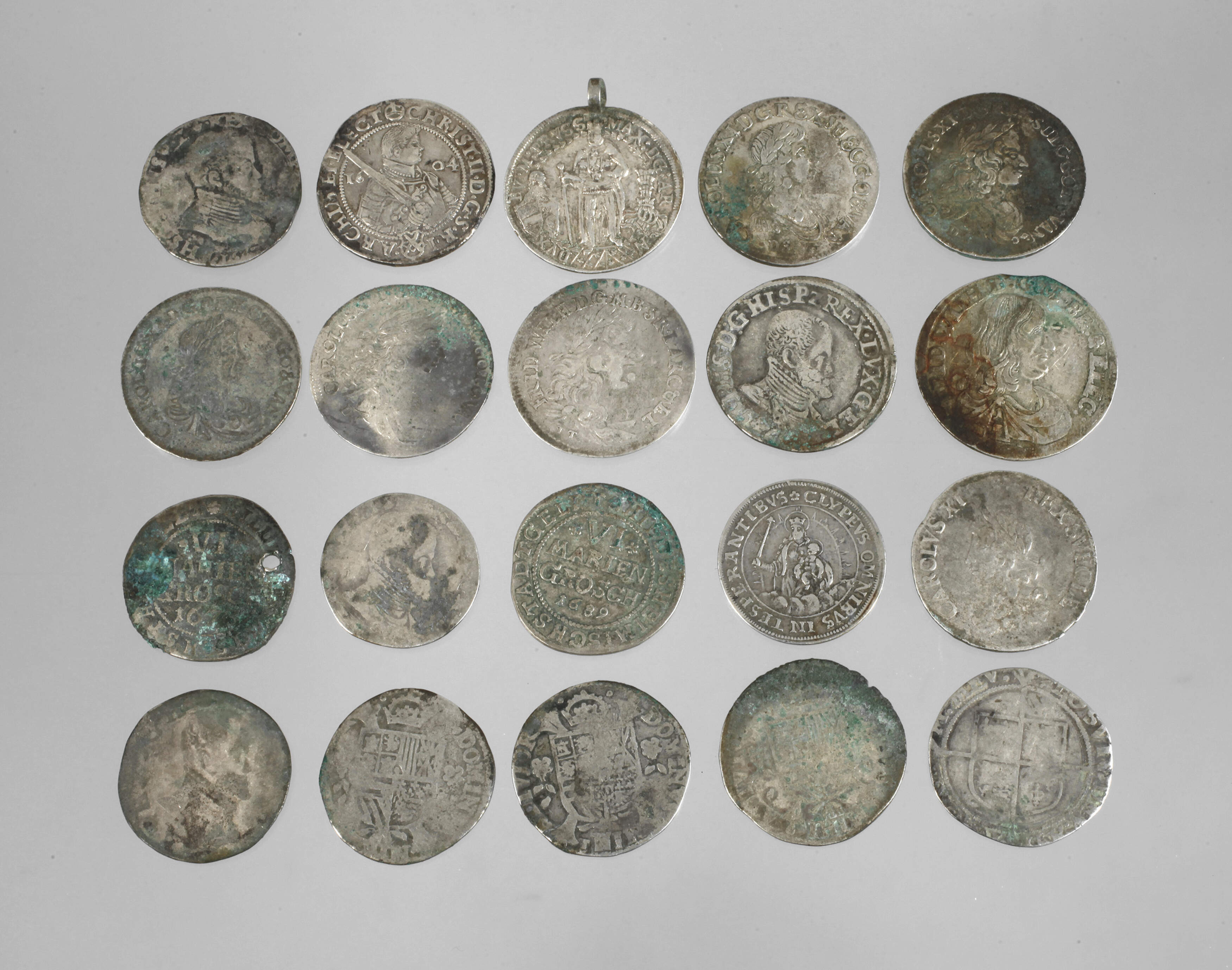 Konvolut historische Silbermünzen