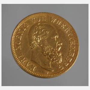 5 Mark Gold Württemberg