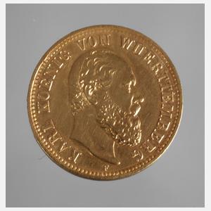 5 Mark Gold Württemberg